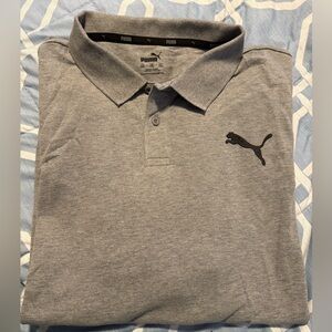 Puma Men's Charcoal Polo Shirt